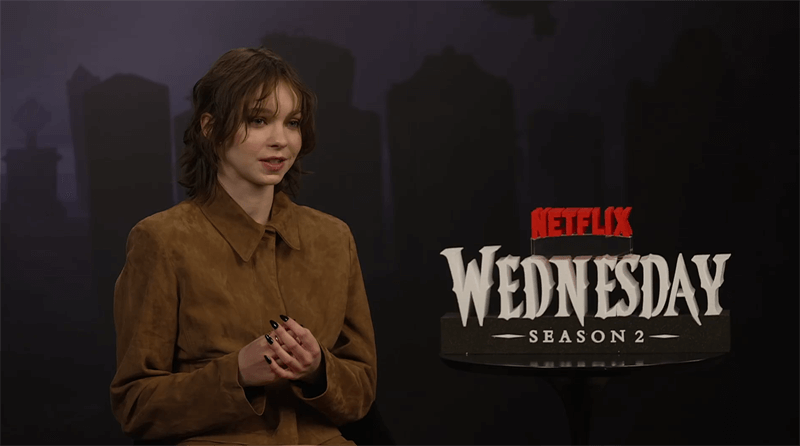 WEDNESDAY SEASON 2 | Emma Myers interview